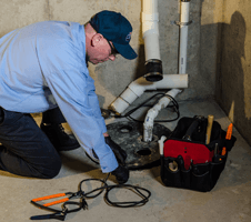 sump pump reapir by plumber